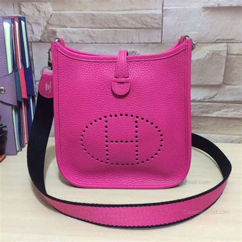 hermes evelyne hot pink|evelyn hermes bags for sale.